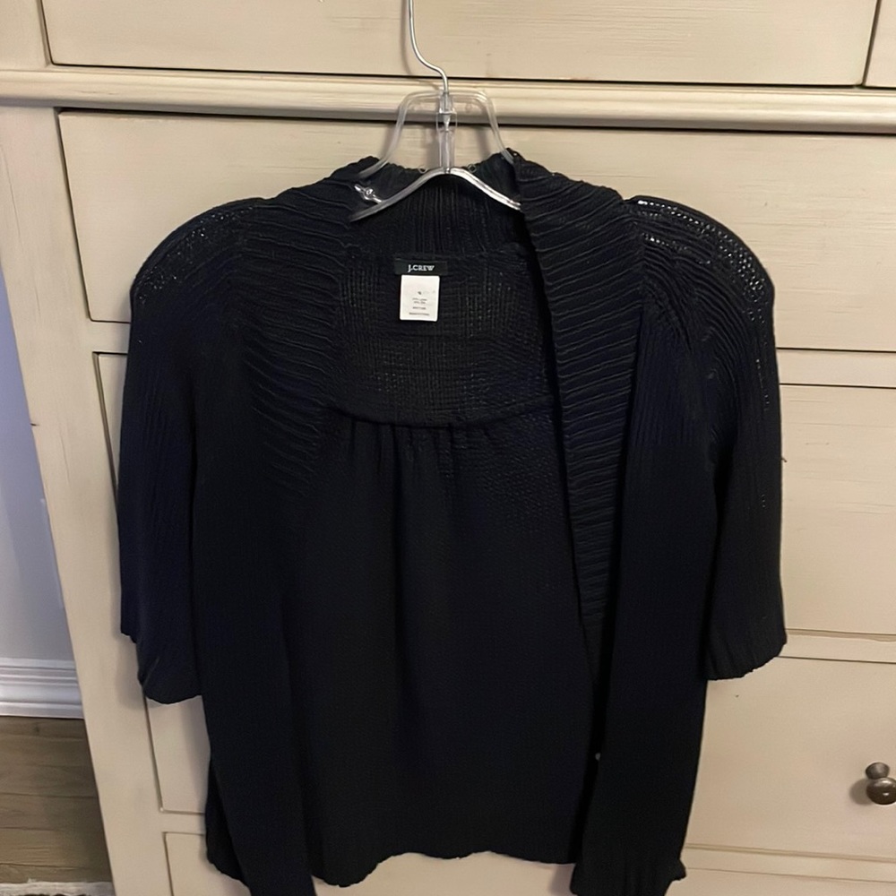 Black j. Crew cardigan